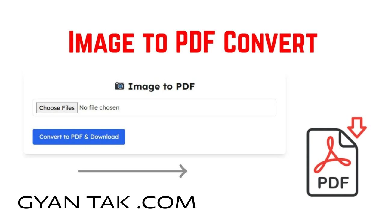 🖼️ Image to PDF Online Tool