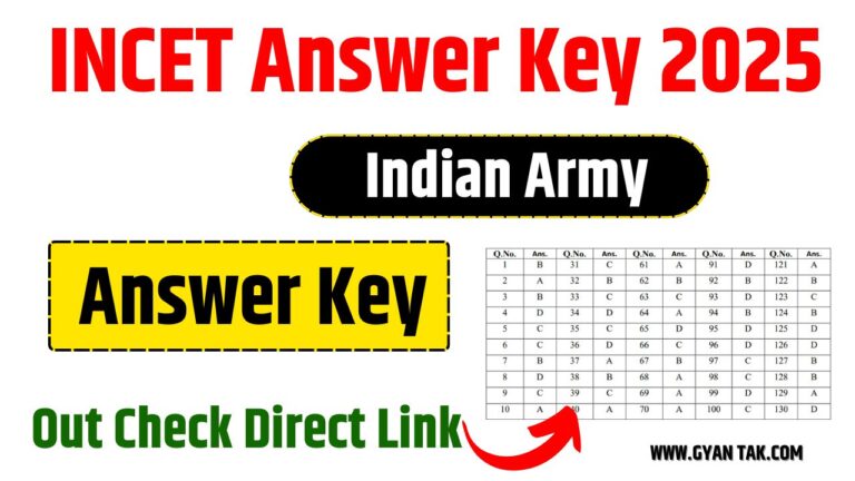 Indian Navy INCET Answer Key 2025 - Link OUT Check @indiannavy.gov.in