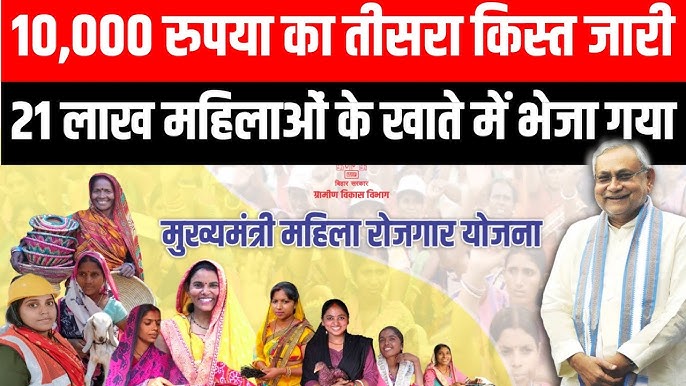 Mahila Rojgar Yojana 3rd List 2025 - Out