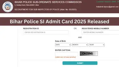 Bihar Police SI Admit Card Download 2025: बिहार पुलिस सब इंस्पेक्टर एडमिट कार्ड ऐसे करें डाउनलोड