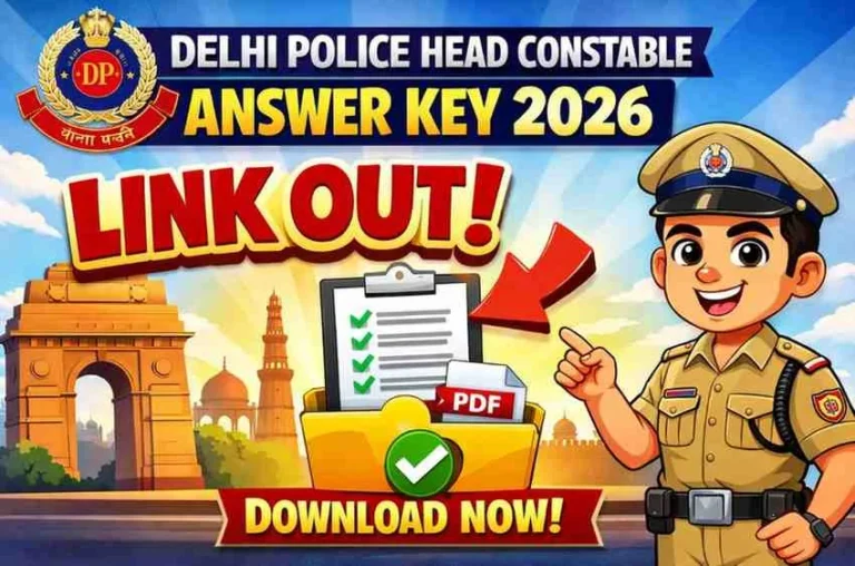Delhi Police Head Constable Answer Key 2026 Link Out