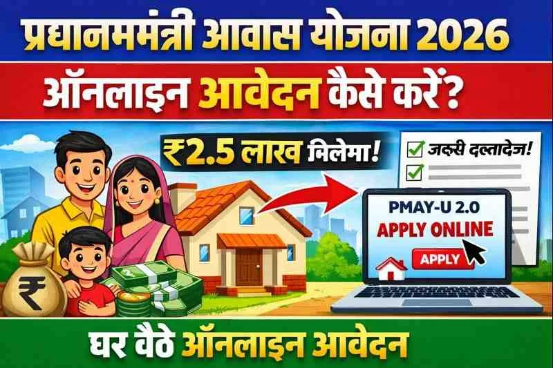 Pm Awas Yojana Online Apply 2026-पीएम आवास योजना 2026 के लिए ऐसे आवेदन करे?