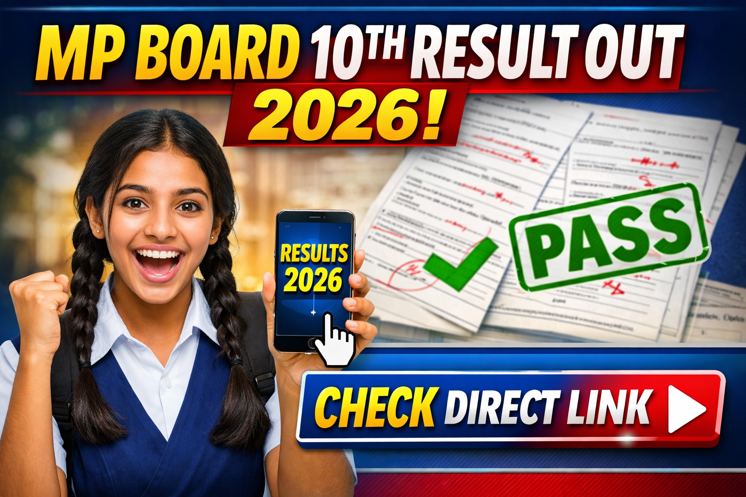 MP Board 10th Result 2026, Check MPBSE Matric Marksheet at mpresults.nic.in