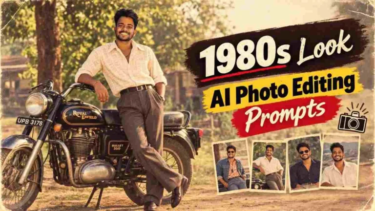1980s Look AI Photo Editing Prompts
